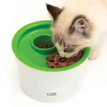 Katzenfutterspender – interaktiver Futternapf mit ergonomischem Design – für Nass- und Trockenfutter – Catit Senses 2.0