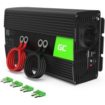 Greencell Kfz Spannungswandler Power Inverter 12v > 230v 1000/2000w Black