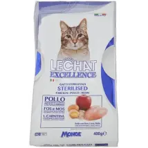 Monge Lechat Excellence Gr.400 Croccantino Sterilised Pollo Con Riso Uova E Mela