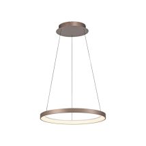 Lampe suspendue ronde Hoop brun - 2851-36