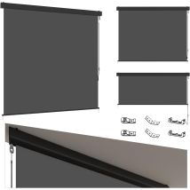 Yodolla Store Vertical, Rétractable Avec Coffre, Occultant Exterieur Fenetre, Gris 160x250cm
