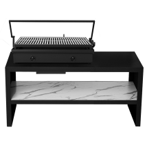 Fogaris Barbacoa Terral- Modelo Rectangular+volteador