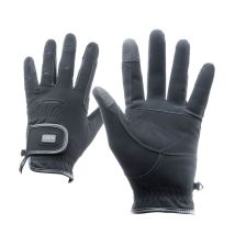 Xs, Blanc 01: Gants D'Équitation En Daim Technique Avec Doubles Inserts En Lycra Sur Les Articulations.