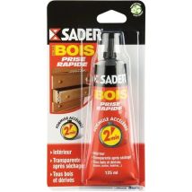 Sader Schnellkleber Holz Weiß 125 Ml