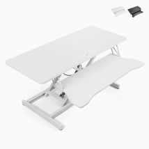 Supporto Per Monitor Pc Da Scrivania Regolabile In Altezza Jallo Xl - Bianco