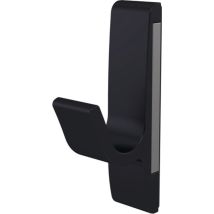 Hermeta - Appendiabiti Magnetico 0150 Semplice A.40mm Alluminio.anodizzato Nero.h.85mm