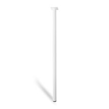Gamba Cilindrica In Acciaio Colore Bianco Mod.401g Ø3x80cm (2-401g.800.01) Rei