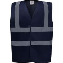Prenda De Protección Yoko Hvw100 Alta Visibilidad Velcro