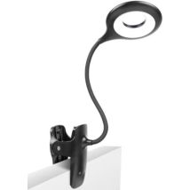 28 Led-leselicht, 9 Verschiedene Einstellungen, Augenschutz, Clip-on-buchlicht, Wiederaufladbare Leselampe Über Usb, Touch-control-clip-on-