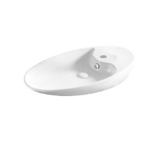 Aufsatzwaschbecken La28 – Keramik – 13cm – 73,5cm – 39cm – Lieferung ohne Ablauf