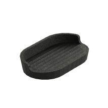 Cosmic - Avenir Soap Dish Rectangular Recycled Sink Tray In Black Natural Color