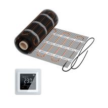 Natte Chauffante Warmon Classic Light 100 W/m² Avec Thermostat Mcs 750 Intelligent Wifi Tactile Blanc - 3 M²