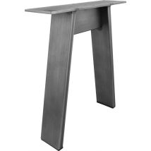 Bankkufe A-form Breite 380 Mm Schwarzstahl Schutzlackiert - Simausrom