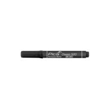 10 Marcadores Pica Classic Punta Redonda Negro – Tinta Permanente – Resistente al Agua – 10 Unidades