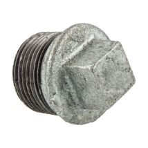 Amaflex - Temperguss-gewindefitting Verzinkt Stopfen, 3/8 Zoll, Typ 290, Dvgw