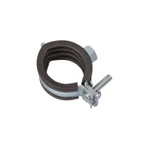 Kirchhoff Rohrschelle, 26 - 28 Mm, Schallgedämmt, Für 3/4", Mit M8 Gewindemuffe