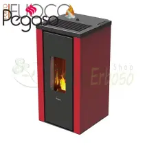 Vera - Stufa A Pellet Da 7 Kw Rossa