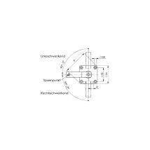 Spanneisen 6314Z 22mm x 160mm aus vergütetem Stahl – für M20, M22 – geeignet für Graviermaschinen