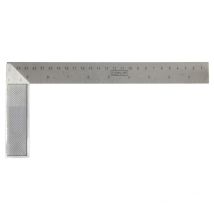 Squadra falegname in metallo e acciaio 250mm – Utensileria – Suddivisione in mm/pollici – WEITERE