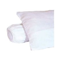Poyet-motte - Funda De Almohada Acolchada De Algodón Peinado 100% 60x60 Cm Blanca