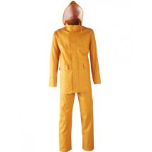 Traje De Lluvia Pu/pvc Amarillo Singer - Talla Xxxl - Vplocean06