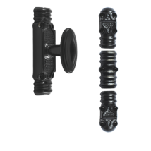 Rustica Cremonese Funzionale Rollinger + Borsa Di Accessori Per Asta 16x8 - Nero - Crf168bt6en