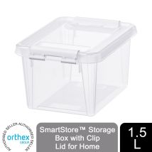 Storage Box With Clip Lid For Home, 1.5l - Smartstore