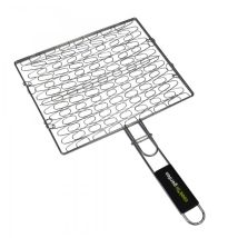 Umhüllendes Gitter – Grillrost aus verchromtem Stahl – 34 x 28 cm – hitzebeständig – 2 Jahre Garantie