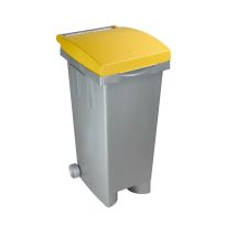 Bidon Mit Rädern Für Die Separate Sammlung 80 Lt Tata Ics - Yellow - Yellow