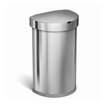Simplehuman - Cubo De Basura Con Apertura Sin Contacto Con Sensor De Movimiento, 45 L, Acero Inoxidable Cepillado St2009