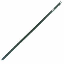 Grün lackierter Metallpfahl 1,25 m – 5 Bohrungen – Ideal für Zaun und Sichtschutz – TENAX