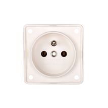 Presa Singola Integro Flow Con/senza Presa, Bianco Neve Opaco 961852502