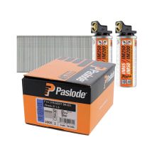 Spit - Paslode 19mm Im65 Galvanised Straight Brads 2000 2 X Fuel Cells Pas921586
