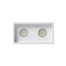 Acre Empotrable De Techo Blanco Cuadrado 2 Luces Ip44