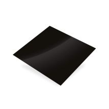 Cqfd - Lamiera In Alluminio Laccato Nero 500 X 250 X 1 Mm