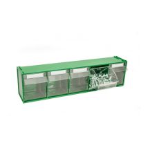 Vipa Cassettiera Componibile Fox 103 Verde 5 Cassetti Mm. 600x135x164 H