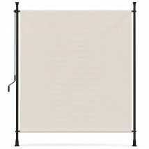 Canopée Store Store Vertical Sans Perçage 120 X 310 Cm, Brise-vue Extérieur Pour Balcon Terrasse Jardin, Protection Solaire Et Visuelle, Anthracite (