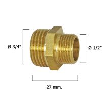 Maschi riduttori lucidi da 3/4" a 1/2" – Metallo – 180985