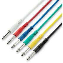 Set Di 6 Cavi Jack Mono Da 6,3 Mm Da 1,20 M Adam K3ipp0120set