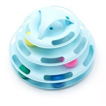 Yzmrbdqc - Juguetes 2 En 1 Para Gatos, Laberinto De 4 Capas, Pelota Para Jugar Con Gatitos, Juguete Interactivo.