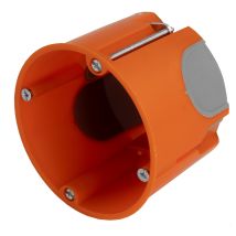 Scatola Di Installazione A Incasso F-tronic, 25 Pezzi, Raccordo Da 68 Mm, Arancione, Vde E3700 7360027