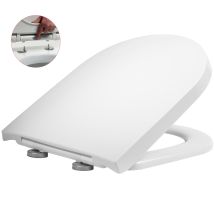 Roper Rhodes - D Shaped Soft Close Toilet Seat - Top Fix Quick Release Easy Clean