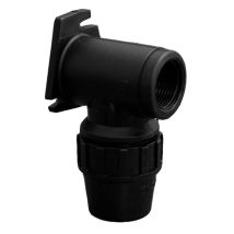 TECNOAGUA 20 mm x 1/2" Gewindebogen – Polyethylen – Hochwertiges Produkt mit AENOR-Zertifikat – Schnelle Montage