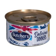 Butcher's Delicious Dinners Katzenfutter Mix Of Geschmacksrichtungen - Nassfutter In Mousse-form - 24 X 85 G Dosen