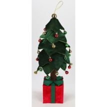 Home & Styling Collection Koopman International B.v - Baum De Weihnachtsbaum Leuchtend 25 Leds Geschenk 25 X 25 X 70 Cm