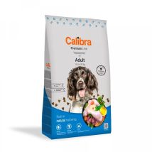 Calibra – Pienso para perros adultos – 12 kg – Proteína de pollo – Sin trigo ni gluten – Omega-3
