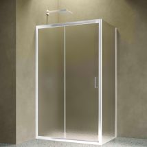 Siro - Box Doccia Ad Angolo 100x90 Cm 1 Anta Scorrevole