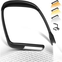 Odipie Leselampe – wiederaufladbare Nackenlampe mit 3 Farbmodi, dimmbar, ergonomisches Design, perfekte Leselampe für Bücherwürmer