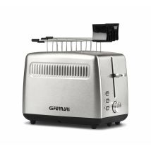 Tostadora G3 Ferrari – G10064 – Acero inoxidable – Ranuras extra anchas – Descongelación – Apagado automático