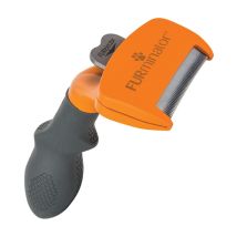 Cepillo Furminator para perros de pelo medio-largo – Herramienta para eliminar subpelo – Mango ergonómico – Tecnología Skin Guard